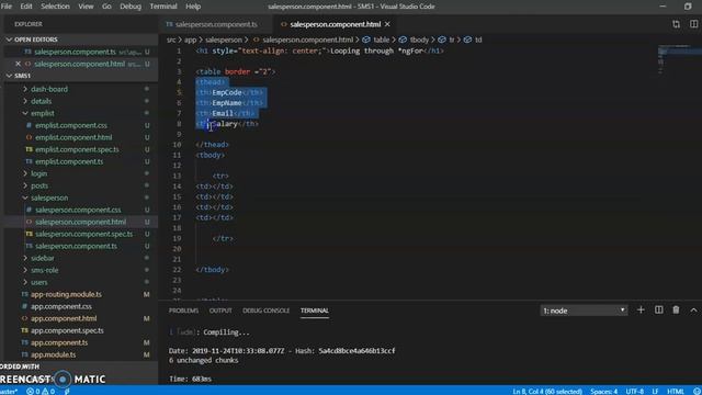 ngFor in Angular Part 6 смотреть онлайн