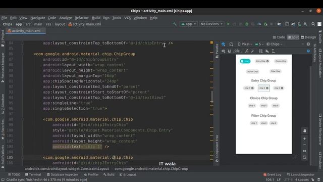 ANDROID - CHIPS AND CHIPGRUOPS TUTORIAL IN JAVA смотреть онлайн