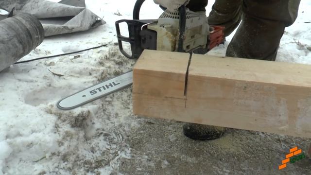 Каркасный дом, обвязка фундамента: второй день стройки проекта Буду Строить! смотреть онлайн