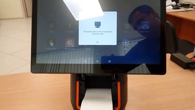 POS терминал Sunmi T1 Android смотреть онлайн