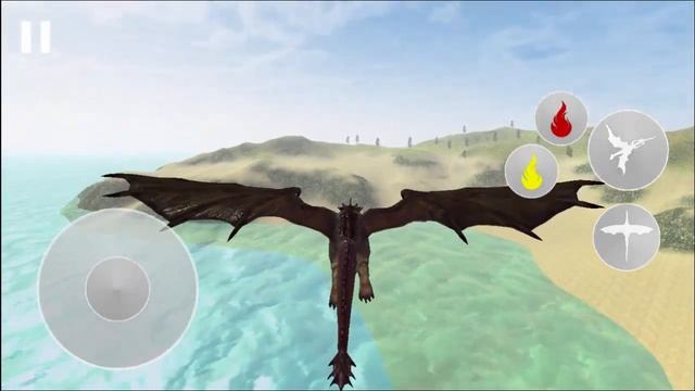 Flying Fury Dragon Simulator iOS / Android Gameplay смотреть онлайн