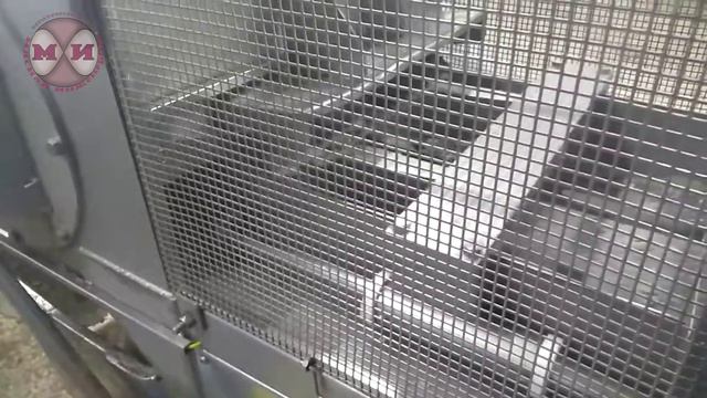 Блокорезка барабанного типа для замороженных блоков