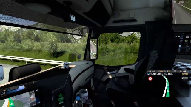 Mega Map Combo - ETS2 - Promods 2.63, Salzburg - Klagenfurt (Austria) - Silent Trucking смотреть онлайн