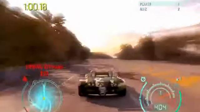 Need for Speed Undercover Bugatti Veyron Outrun race + level bugs смотреть онлайн