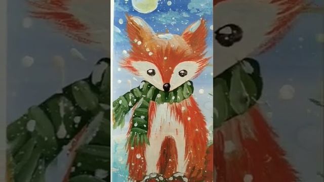 Лиса Как нарисовать лисичку просто #рисоватьможеткаждый #drawingforbeginners смотреть онлайн
