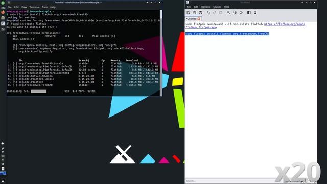 How to install FreeCAD on MX Linux 21.3 смотреть онлайн