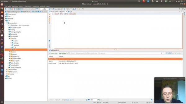 SQLite Foreign keys and DBeaver