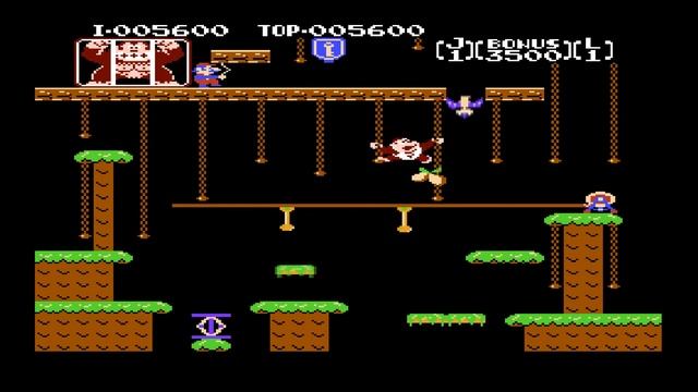 Donkey Kong Jr-прохождение,история создания rus(NES, Famicom, Dendy) смотреть онлайн