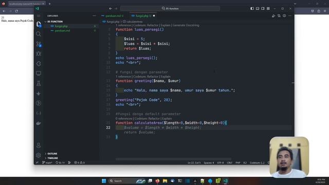 PHP TUTORIAL #38 BASIC FUNCTION смотреть онлайн