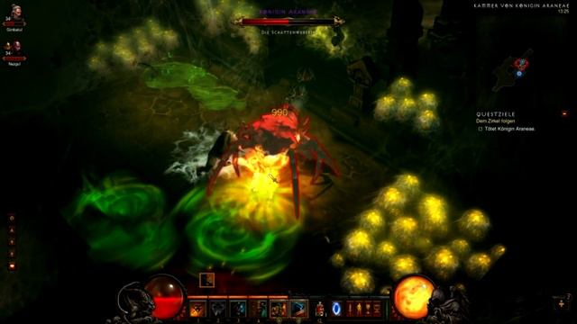 Diablo 3- Spinnenkönigin Alptraum kill смотреть онлайн