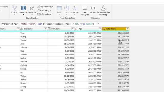 Age Calculation in Power BI using Power Query смотреть онлайн