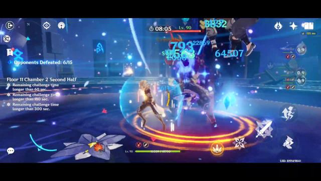 2.1 Corrosion Effect | Floor 11 | Ei National Team / Noelle Venti | 9 Star Clear | Genshin Impact смотреть онлайн