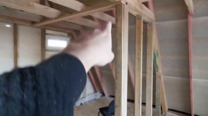 Перегородка в каркасном доме. Стены санузла