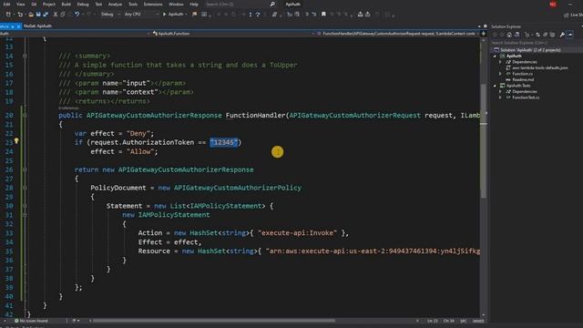Secure Amazon API Gateway REST API using Lambda Authorizer [Written in C# and .NET Core 3.1] смотреть онлайн