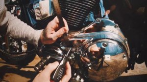 Регулировка натяжения цепи первичной передачи #Harley Davidson #Sportster