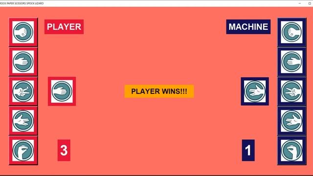 ROCK PAPER SCISSORS SPOCK AND LIZARD || PYTHON TKINTER || BEST VIEW 1080P || смотреть онлайн