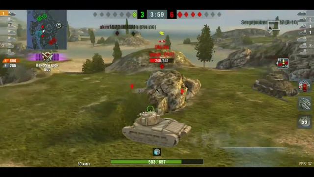 Колобанов на Matilda | 1 vs 5 | Wot blitz смотреть онлайн