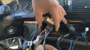 Замена штатной магнитоллы BMW X5 E53 и питание штатного уселителя.