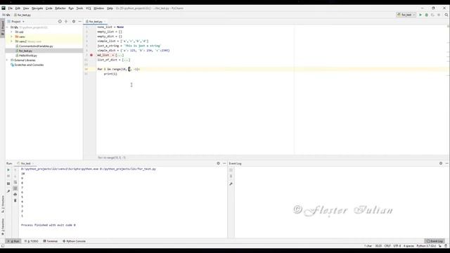 For loop tutorial - Python for beginers смотреть онлайн