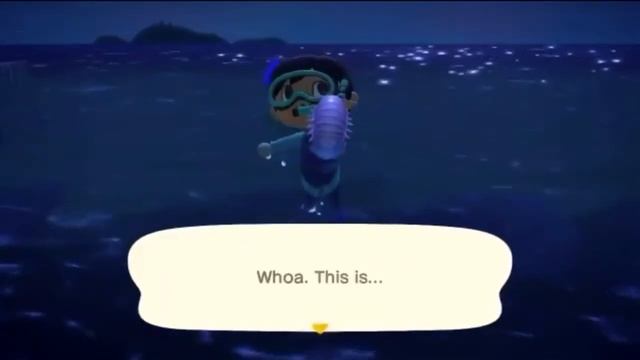 Catching Giant Isopod - Animal Crossing New Horizons смотреть онлайн