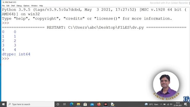 Lecture 33: Pandas | Series | How to Create Series() ?||by Ashish Asthana смотреть онлайн