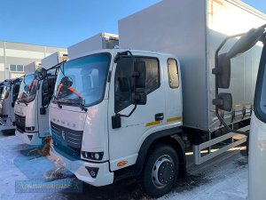 Новый малотоннажный Камаз-Компас 9 и Компас 12 со шторной конструкцией.