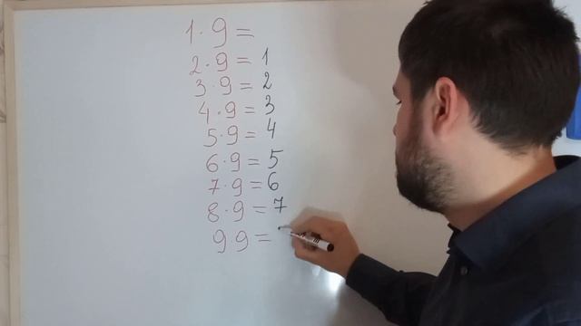Выучил таблицу умножения на 9☝за 1 минуту. Почему я раньше этого не знал... смотреть онлайн