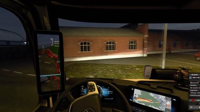 Euro Truck Simulator 2 - Basajaun Garraioak - El renovado Mercedes Actros 2019 - Explorando Promods смотреть онлайн