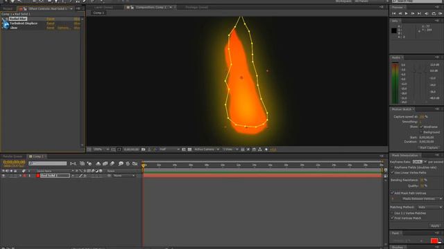 как сделать огонь в Adobe After Effects