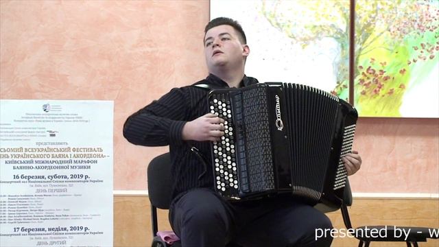 Scarlatti: Sonata C minor K 22 L 360 ACCORDION Hilchenko Скарлатти До-минор Павло Гільченко баян смотреть онлайн