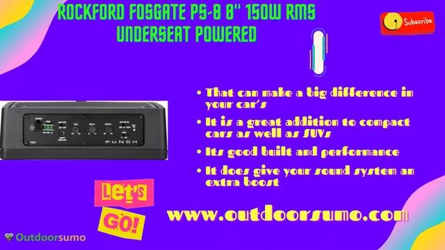 Top 5 the Best Compact Subwoofers for Car Guide and Reviews by outdoorsumo смотреть онлайн