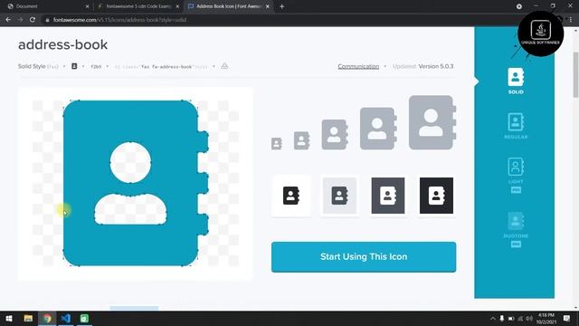 How to Use Font Awesome Icons 2021 Online & Offline | தமிழில் | Unique Softwares смотреть онлайн