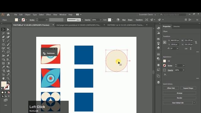 NEO GEOMETRIC | ADOBE ILLUSTRATOR 2020 TUTORIAL FOR BEGINNERS|Illstrator tutorial смотреть онлайн
