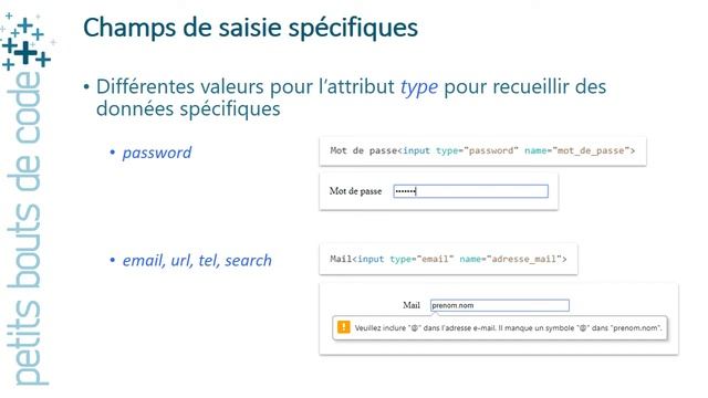 HTML - Formulaire simple : éléments form, input et textarea смотреть онлайн