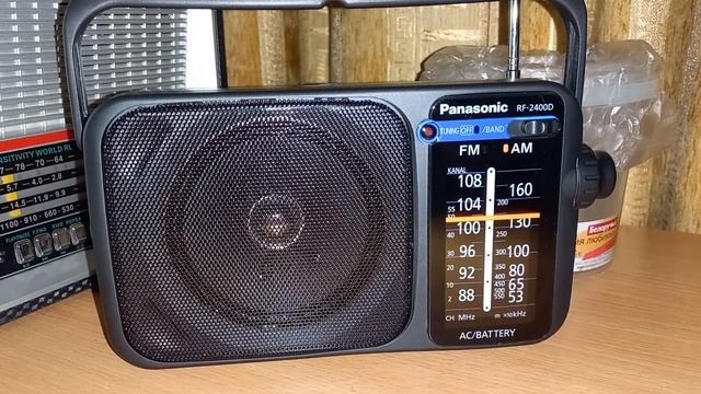 Проверка Panasonic RF-2400D на СВ диапазоне в квартире 31.12.2022 смотреть онлайн