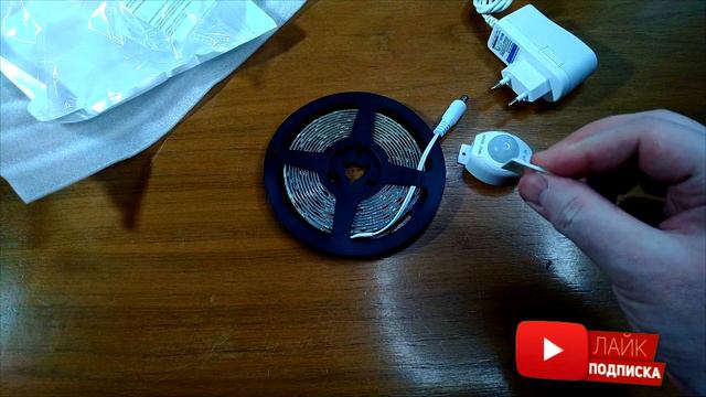 Светодиодная лента CHNAITEKE 12 В 2835 с датчиком движения и адаптером питания. Обзор и тестик!) смотреть онлайн