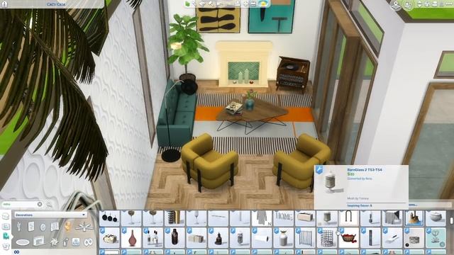 RETRO FAMILY HOUSE || Sims 4 || CC SPEED BUILD + CC List смотреть онлайн