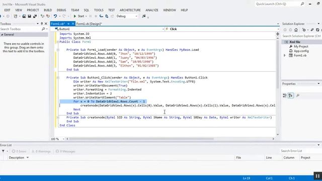Programming in VB.NET how to Create and read Xml File with vb.net смотреть онлайн