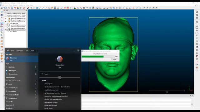 Pointclouds, CloudCompare, Meshmixer - Head смотреть онлайн