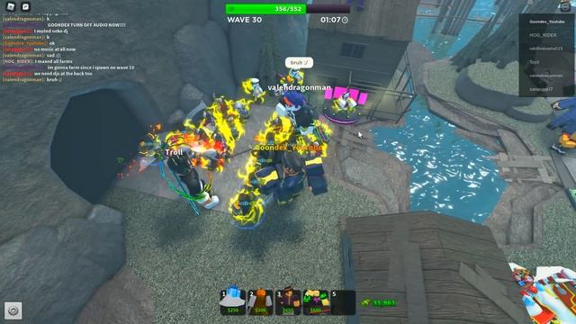 Gladiators on Mega Server Fallen Mode Roblox Tower Defense Simulator смотреть онлайн