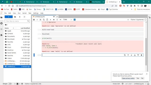 Evidencia de funcionamiento del programa Anaconda смотреть онлайн