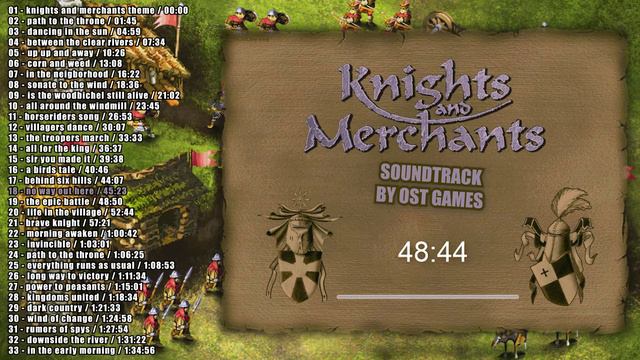 KNIGHTS AND MERCHANTS OST - All Soundtrack In One Video | PC | 2013