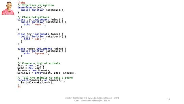 lecture 02 cont php oop смотреть онлайн