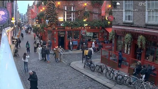 ?LIVE WEBCAM!! The Temple Bar - Dublin , Ireland