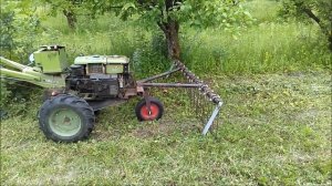 Грабли для тяжелого мотоблока самолепные