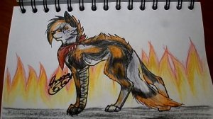 Обзор скетчбука |коты воители| #33