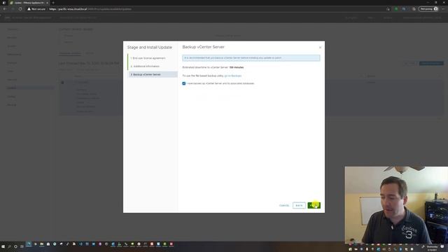 VMware vCenter Server VCSA 7.0 Update 2 upgrade process смотреть онлайн