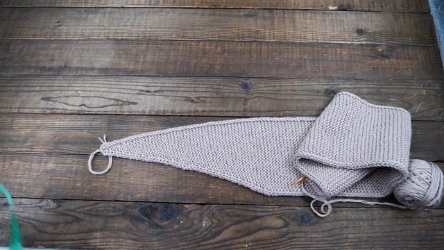 Как вязать шарф для начинающих спицами ? смотреть онлайн