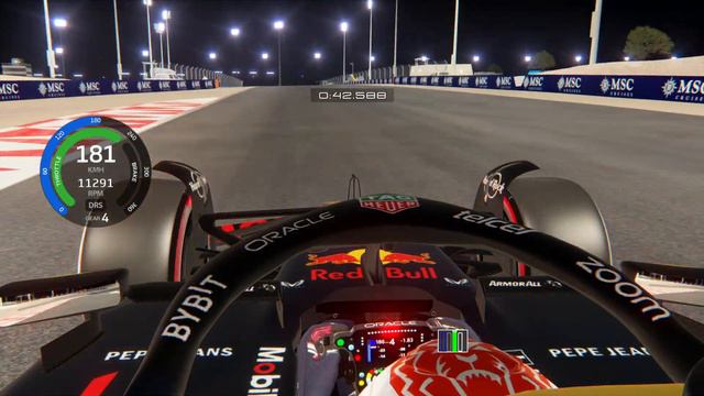 F1 2024 Bahrain Grand Prix Max Verstappen's Onboard Pole Lap In Assetto Corsa PC смотреть онлайн