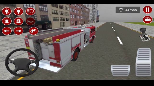 Emergency Fire Truck Simulator - Real Firefighter Truck Driving Games #7 - Android Gameplay смотреть онлайн